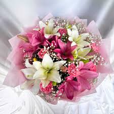 Mixed Lilies Flower Bunch