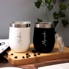 Stainless steel coffee mug