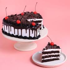Elegant Heart Shape Black Forest Cake