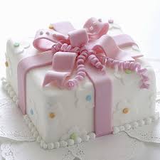 Gift Box Fondant Cake