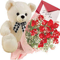 Valentine Big Teddy Love Wish