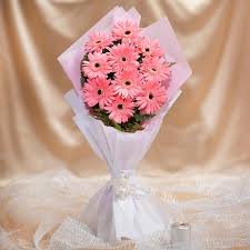 Pink Gerbera Flower Bouquet