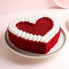 Red Velvet Heart Shape Cake