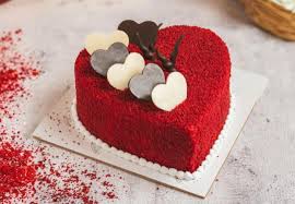 Heart Shape Red velvet Cake