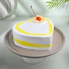 Special Pineapple Heart Cake