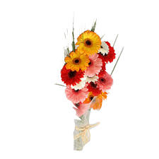 Mixed Gerbera Flower Stick