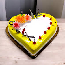 Pineapple Heart Cake