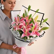 Exclusive Lilies Flower Bouquet