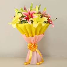 Mixed Lilies Bouquet