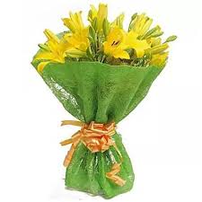 Yellow Lilies Bouquet