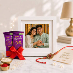 Cadbury Silk With Rakhi