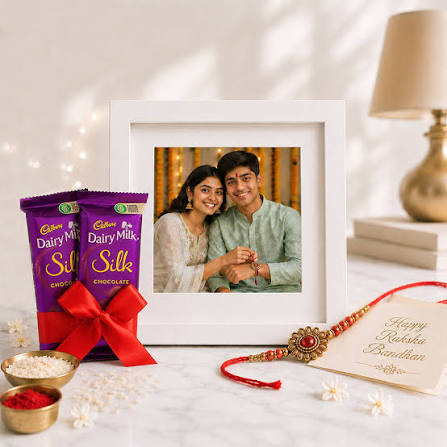 Cadbury Silk With Rakhi