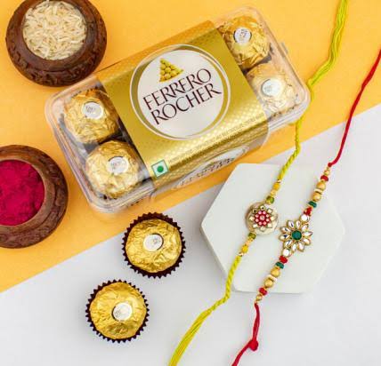 Rocher Chocolate Box N Rakhi