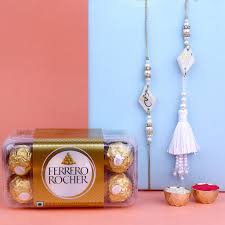 Lumba Rakhi With Ferrero Rocher Chocolate