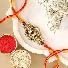 Metal Design Rakhi